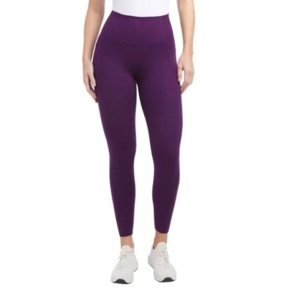 Danskin XL Activewear High Rise Non Slip Athletic Leggings Tulip Ankle Hem Pants